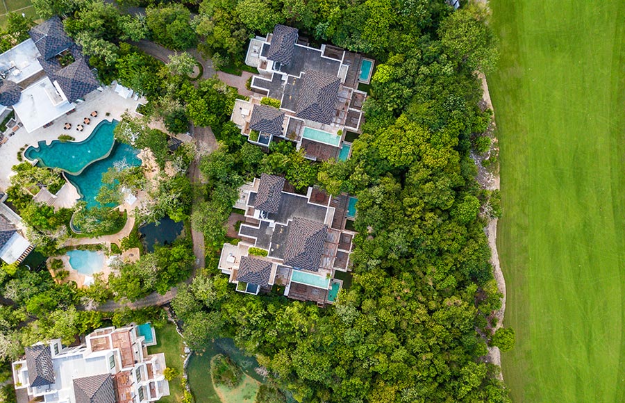 private penthouse pool with resident-only amenities